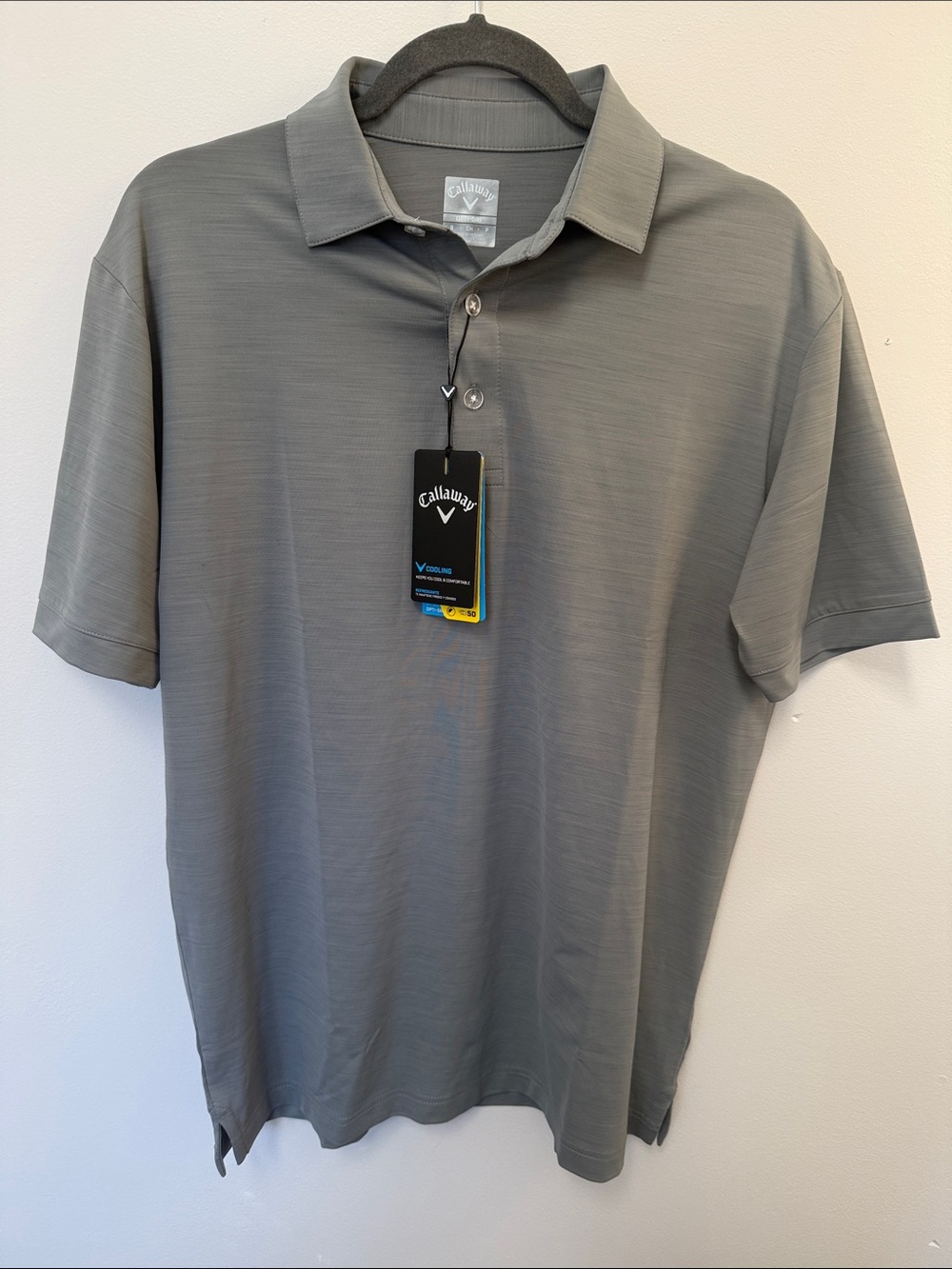 Callaway Men’s Gray Heather Performance Polo